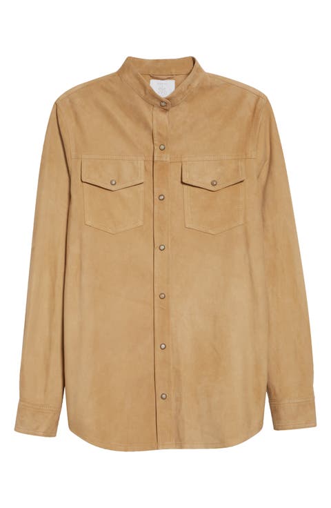 Lambskin Suede Overshirt