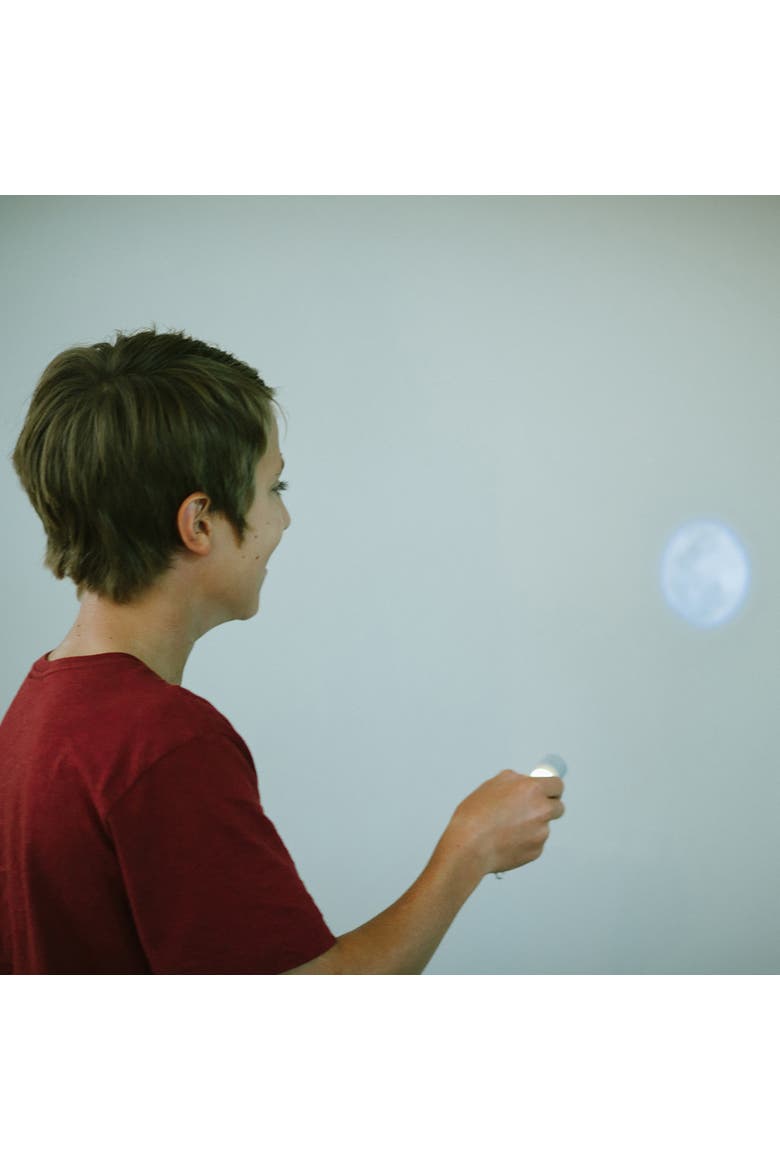 KidzLabs Moon Torch, Portable Projecting Toy Flashlight, Kids 5+, Alternate, color, Multicolored