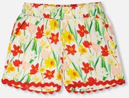 Deux par Deux Viscose Daffodil Shorts
