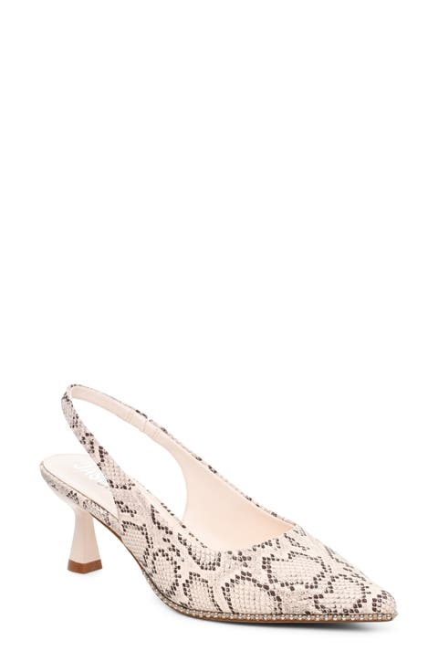 Pointed Toe Slingback Pump