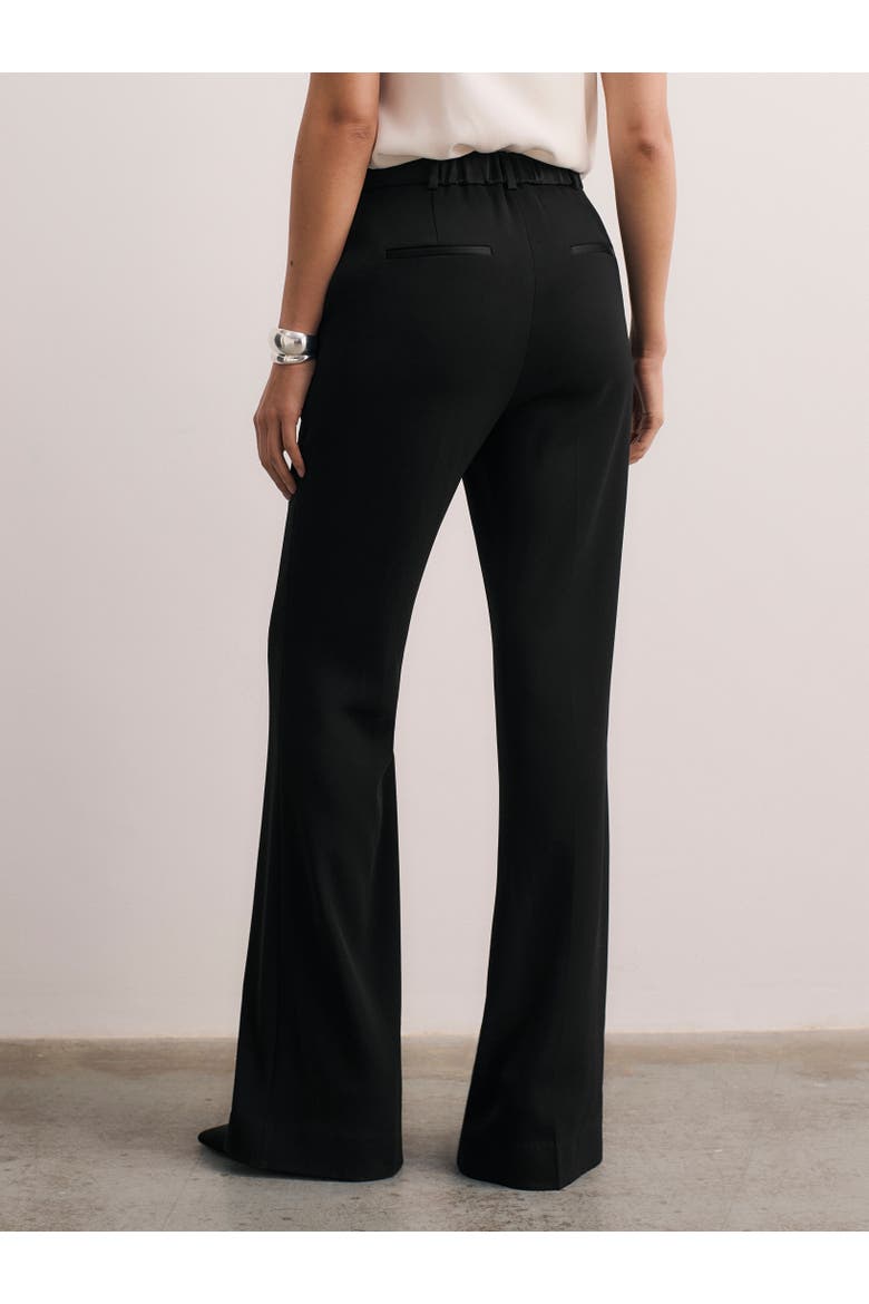 Mid Rise Wide Leg Trousers, Alternate, color, Black