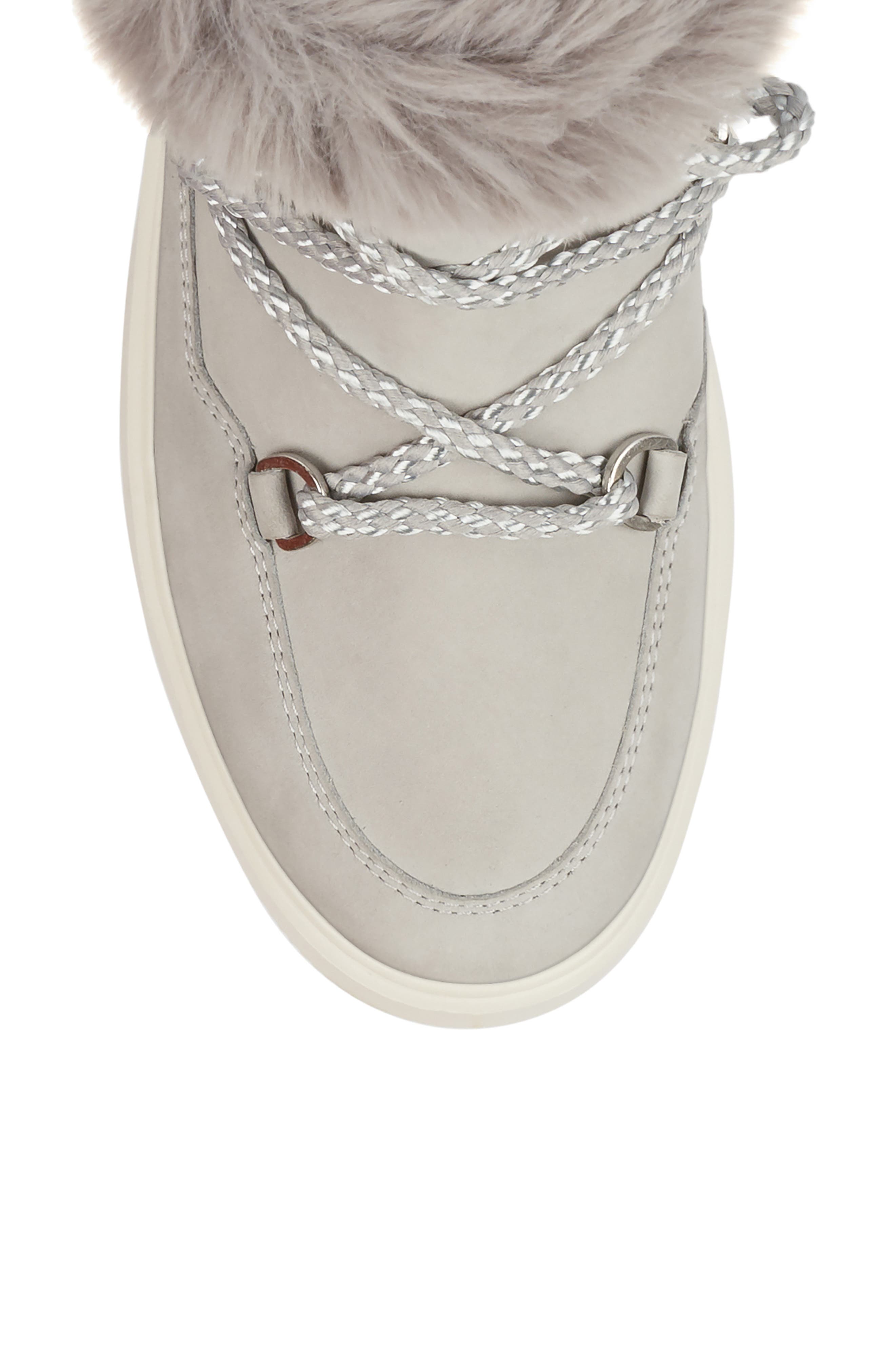 Kaula Waterproof Boot, Alternate, color, GREY NUBUCK LEATHER
