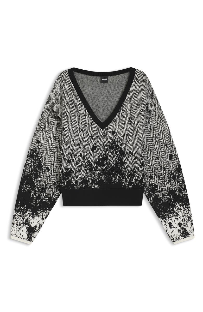 BOSS Forandina Sweater, Alternate, color, Splatter Ombre