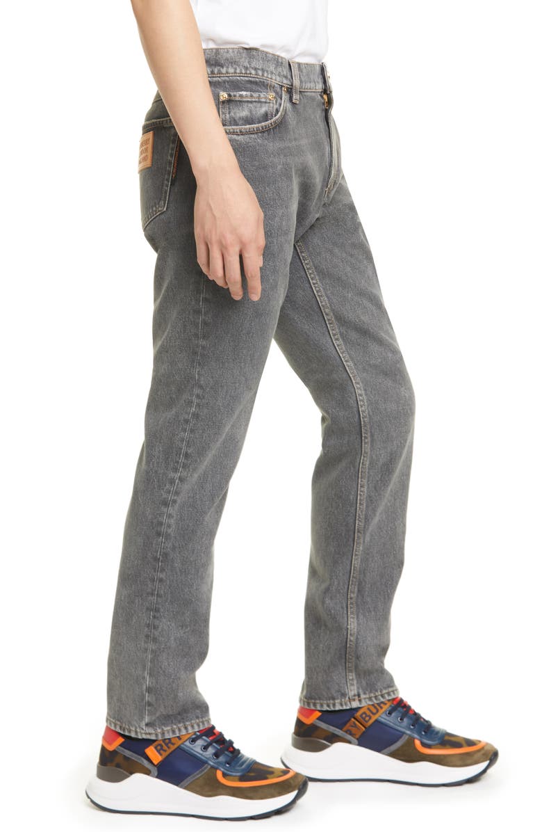 Burberry Straight Leg Jeans, Alternate, color,