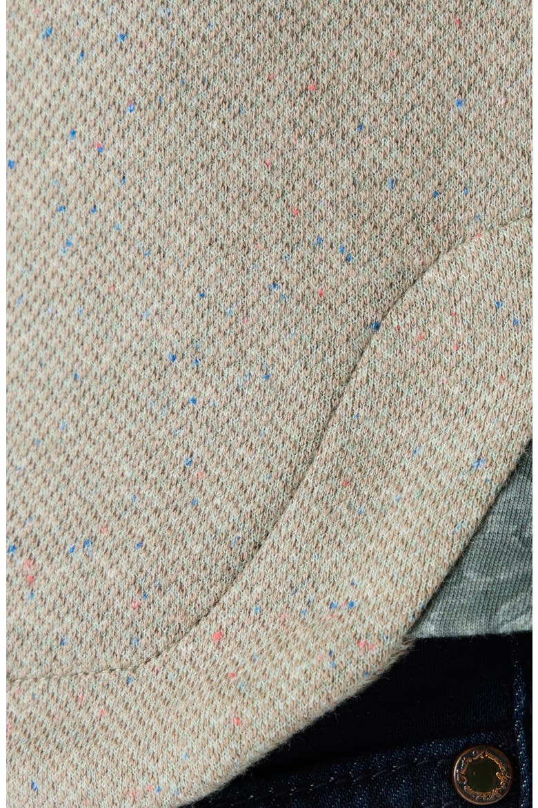 Draycott Quarter Zip Cotton Sweater, Alternate, color, SAGE