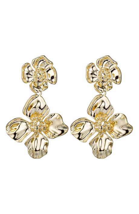 Sofie Flower Drop Earrings