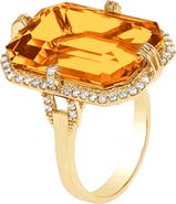 GOSHWARA Gossip Emerald Cut Ring