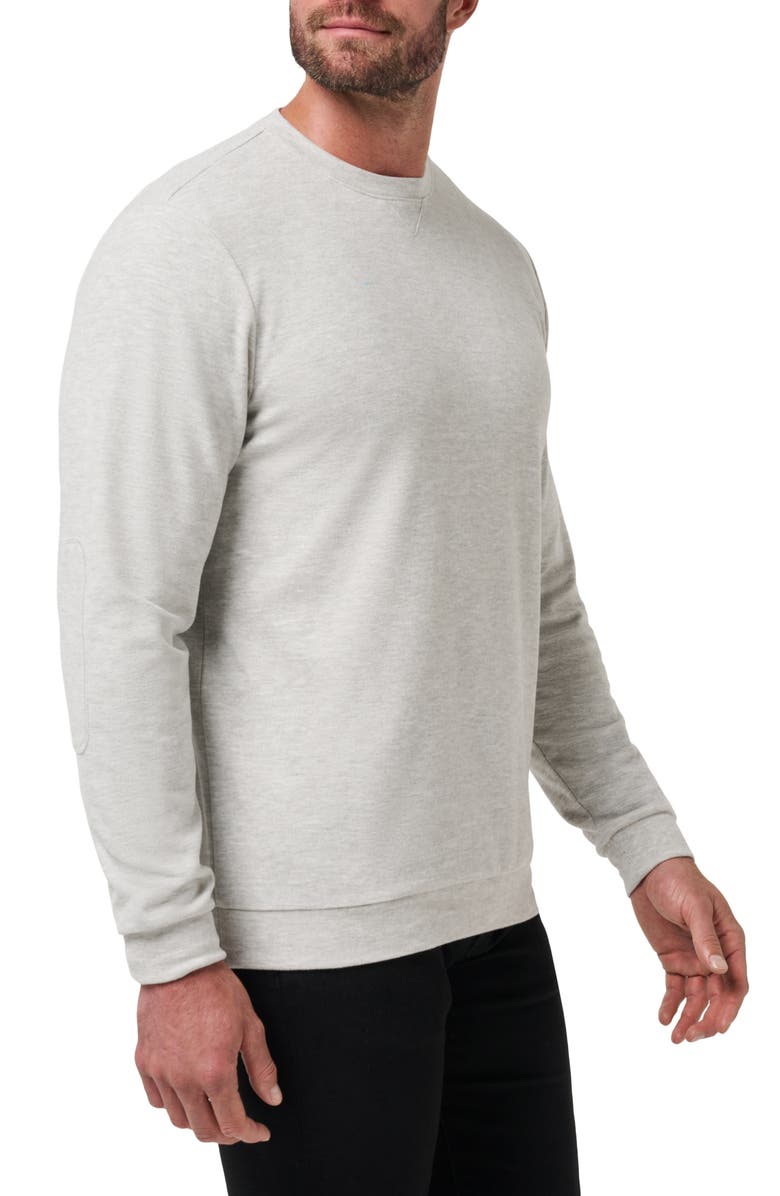 TravisMathew Cloud Long Sleeve T-Shirt, Alternate, color, Heather Grey