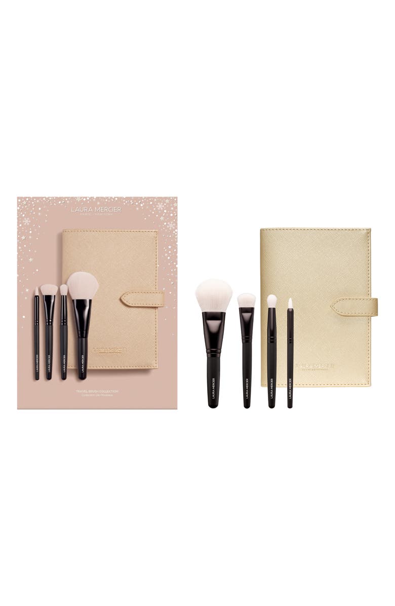 Laura Mercier Travel Brush Makeup Brush Collection $138 Value, Main, color,