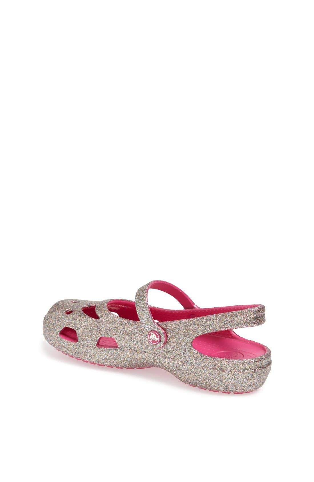 CROCS™ 'Shayna' Sandal, Alternate, color, MULTI/  FUCSHIA