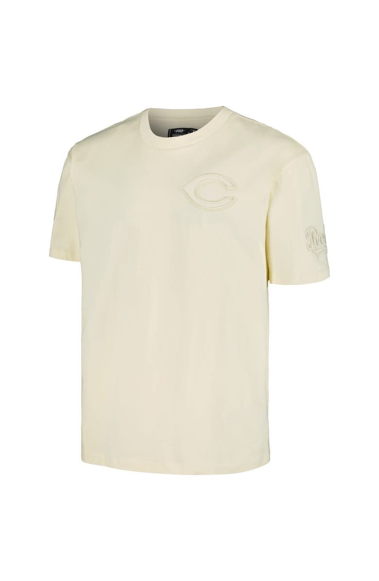 PRO STANDARD Men's Pro Standard Cream Cincinnati Reds Neutral CJ Dropped Shoulders T-Shirt, Alternate, color, Cream