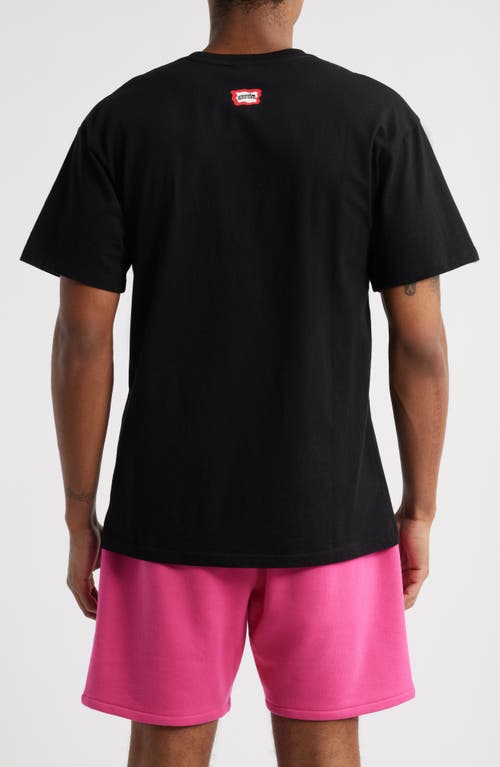 Icecream Pieces Graphic T-shirt In Black