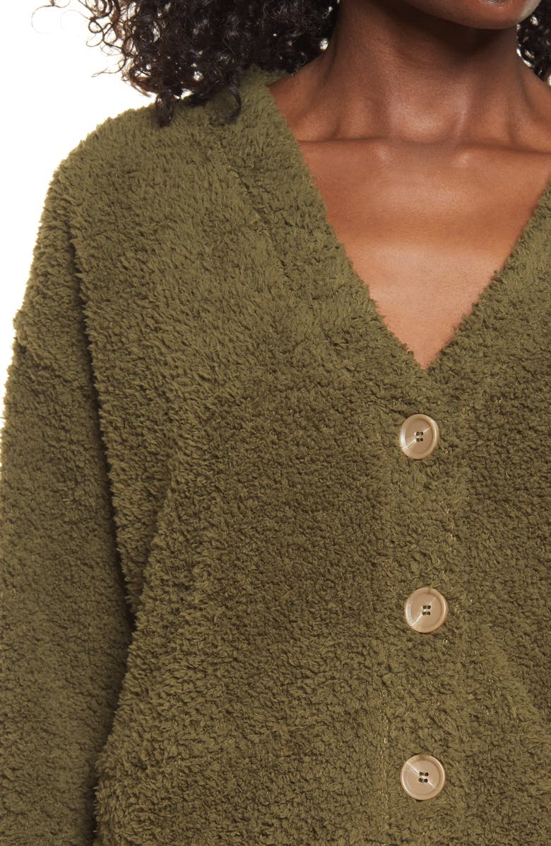 BP. Cozy Fleece Cardigan, Alternate, color,