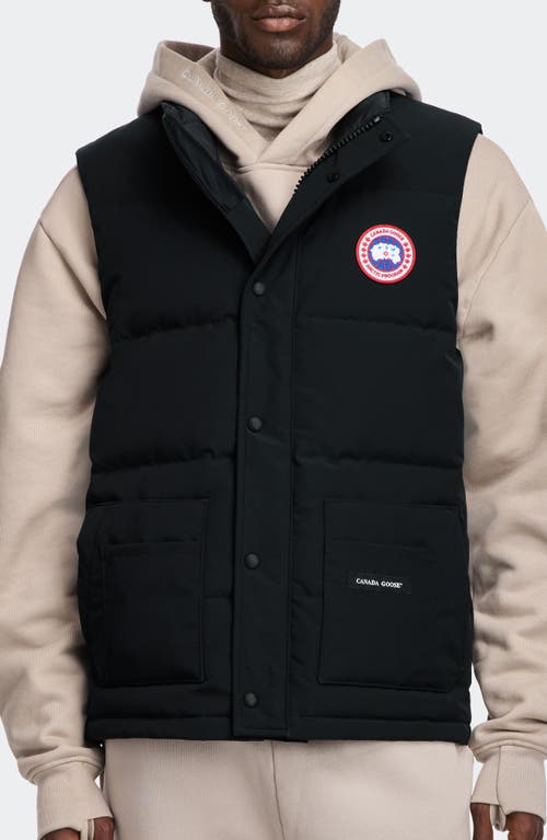 Canada Goose Freestyle Water Repellent 625 Fill Power Down Vest In Black