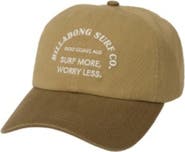 Billabong Embroidered Cotton Twill Baseball Cap