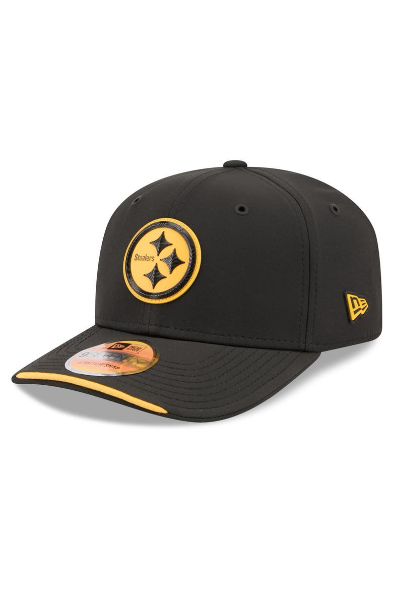 Men's New Era Black Pittsburgh Steelers 2026 Sideline 9SEVENTY Adjustable Hat, Main, color, Black
