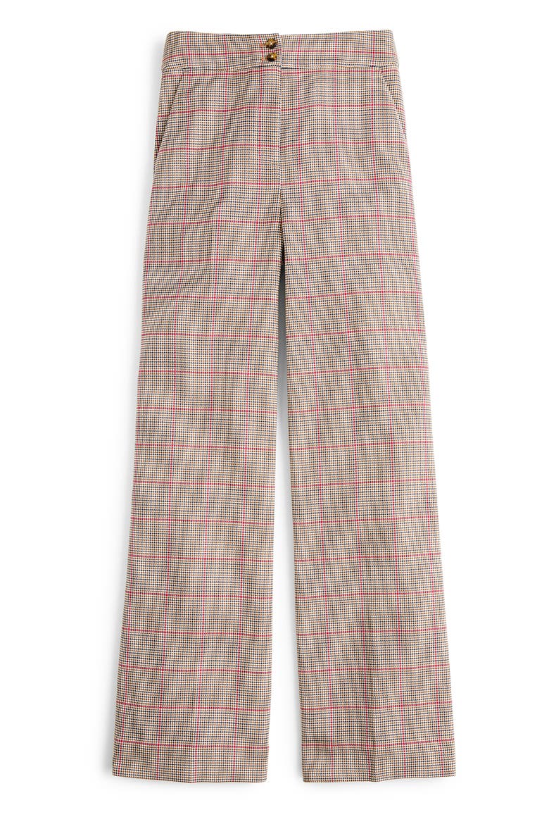 Frankie Rose Plaid Pants, Alternate, color, NATURAL ROSE