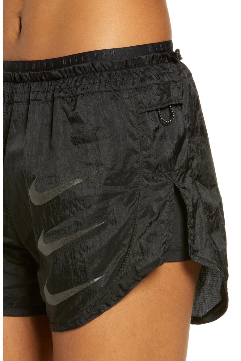 Tempo Luxe Run Division 2-in-1 Shorts, Alternate, color, BLACK/ BLACK
