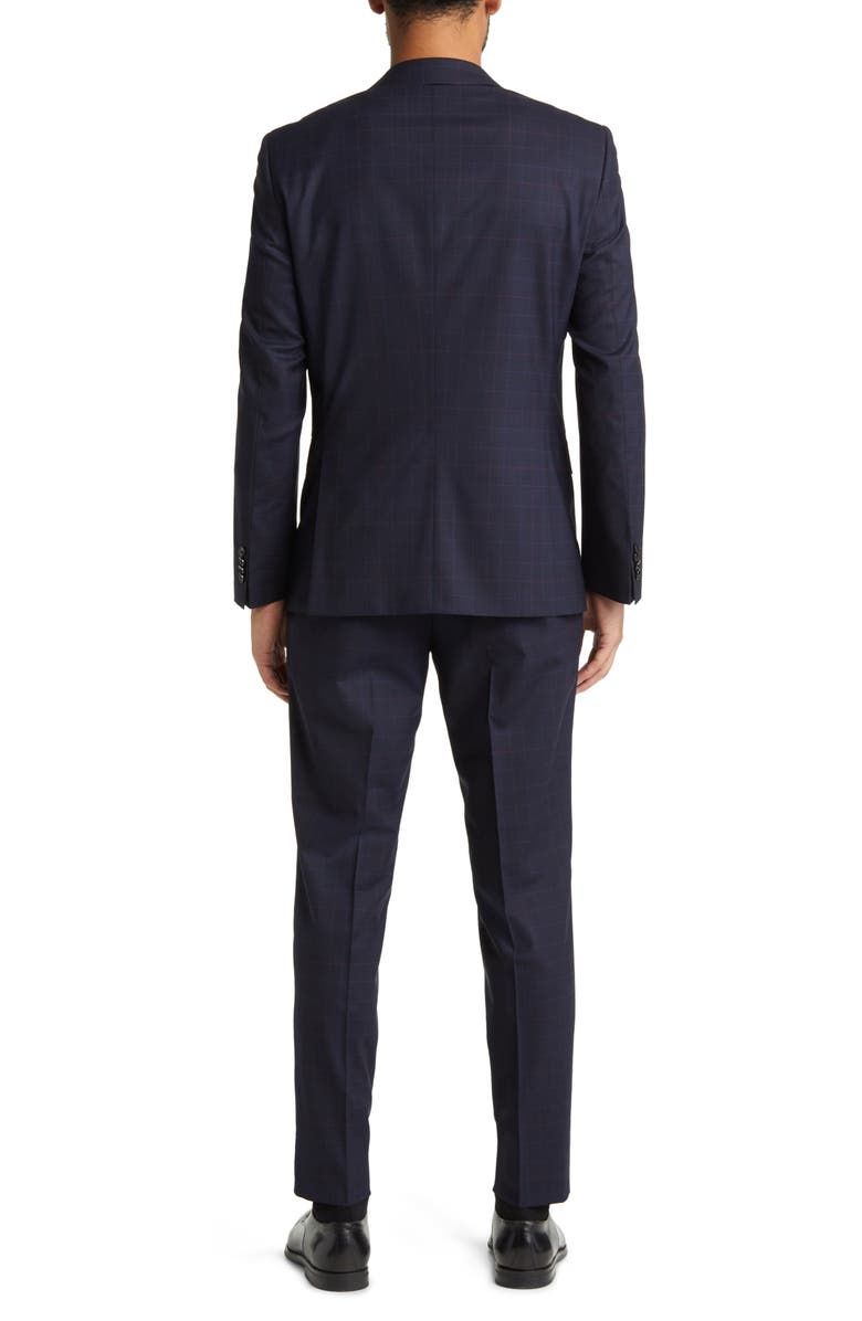 BOSS Huge Wool Blend Slim Fit Suit, Alternate, color,