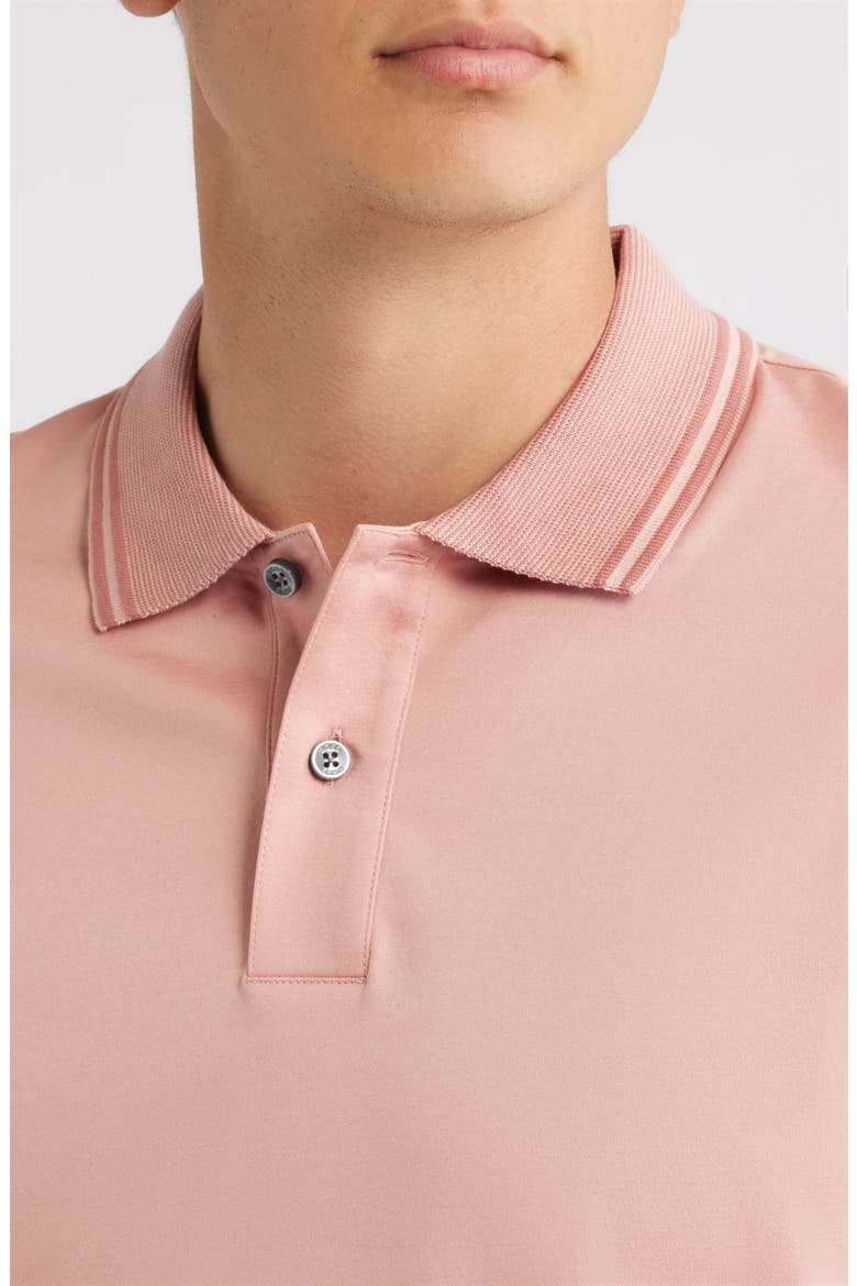 Phillipson Mercerized Cotton Polo, Alternate, color, LIGHT/ PASTEL PINK