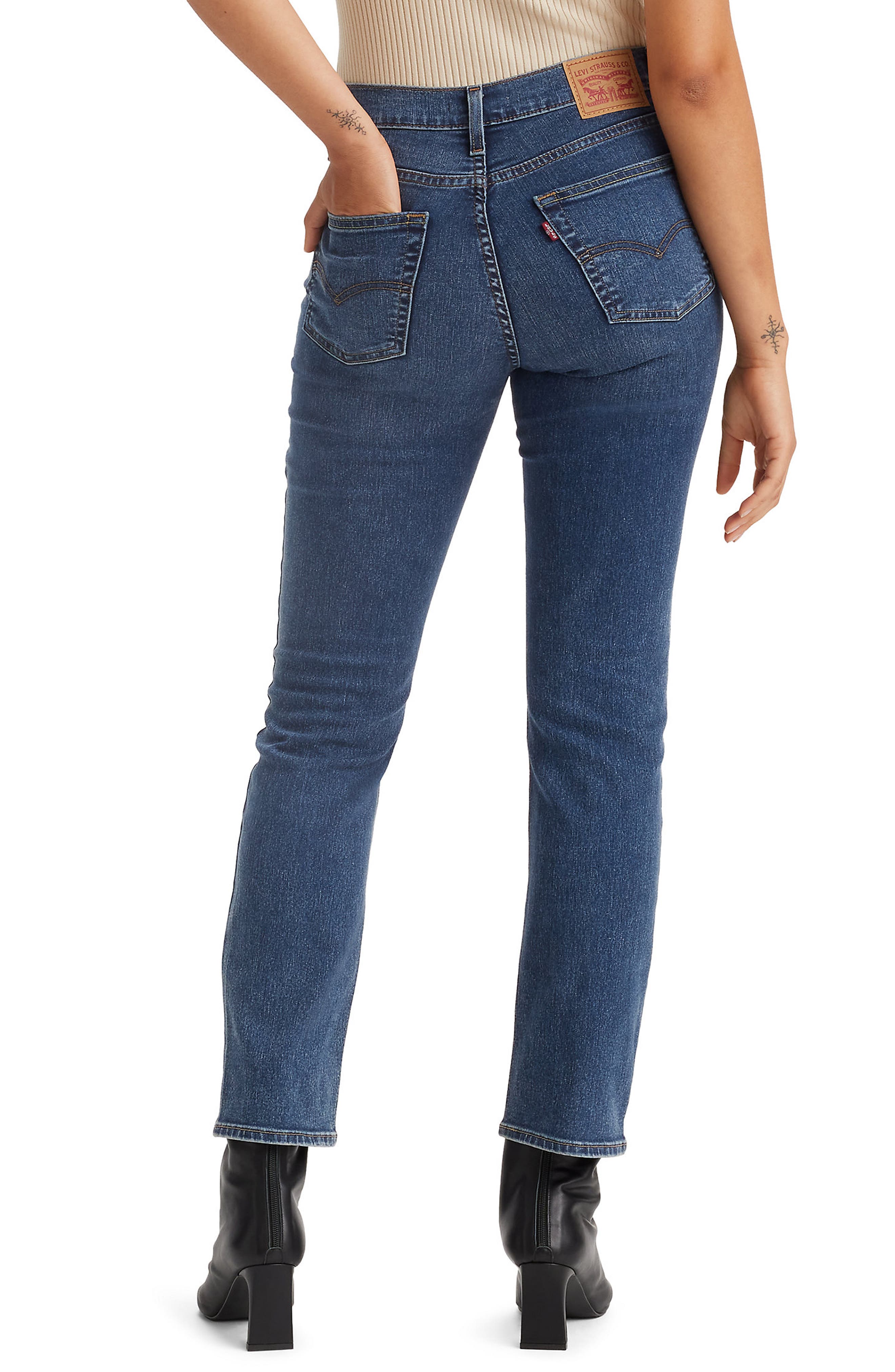 Levi's 724™ High Waist Straight Leg Jeans (Women) | Nordstromrack