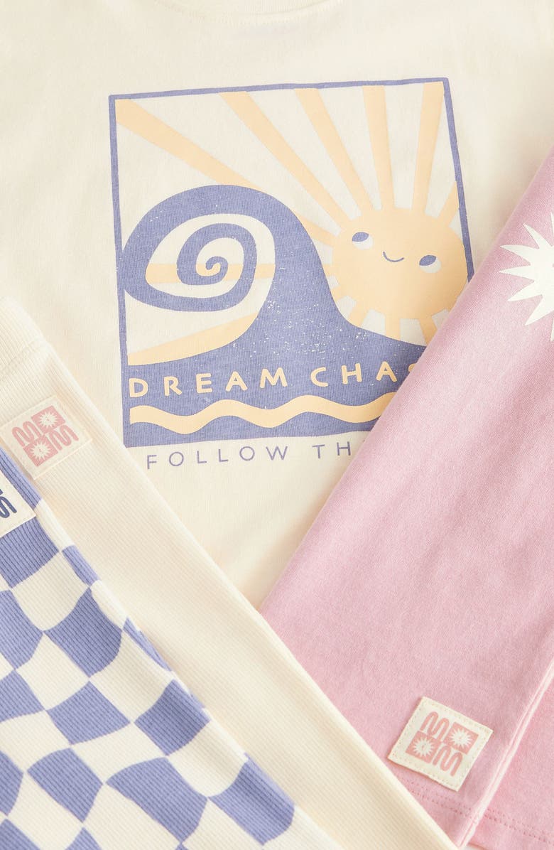 NEXT Kids' 4-Pack Graphic T-Shirts & Leggings Set, Alternate, color, 