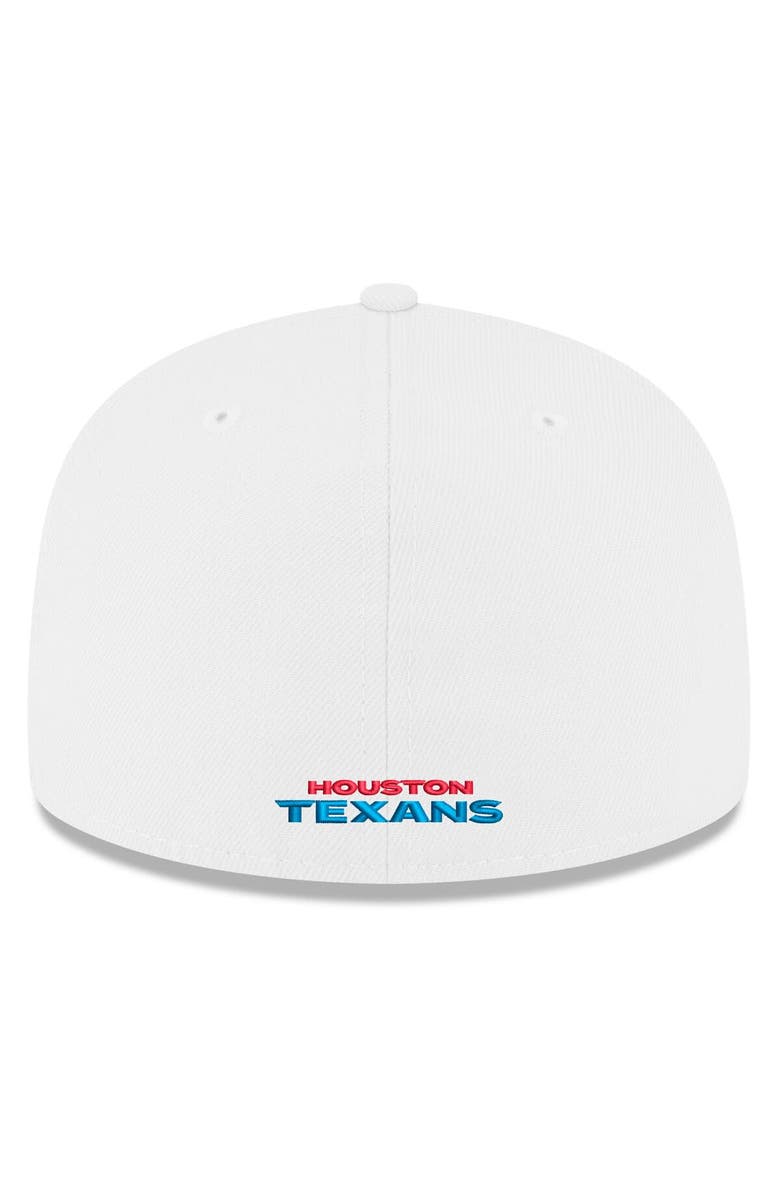 New Era Men's New Era White Houston Texans Omaha 59FIFTY Fitted Hat, Alternate, color, White