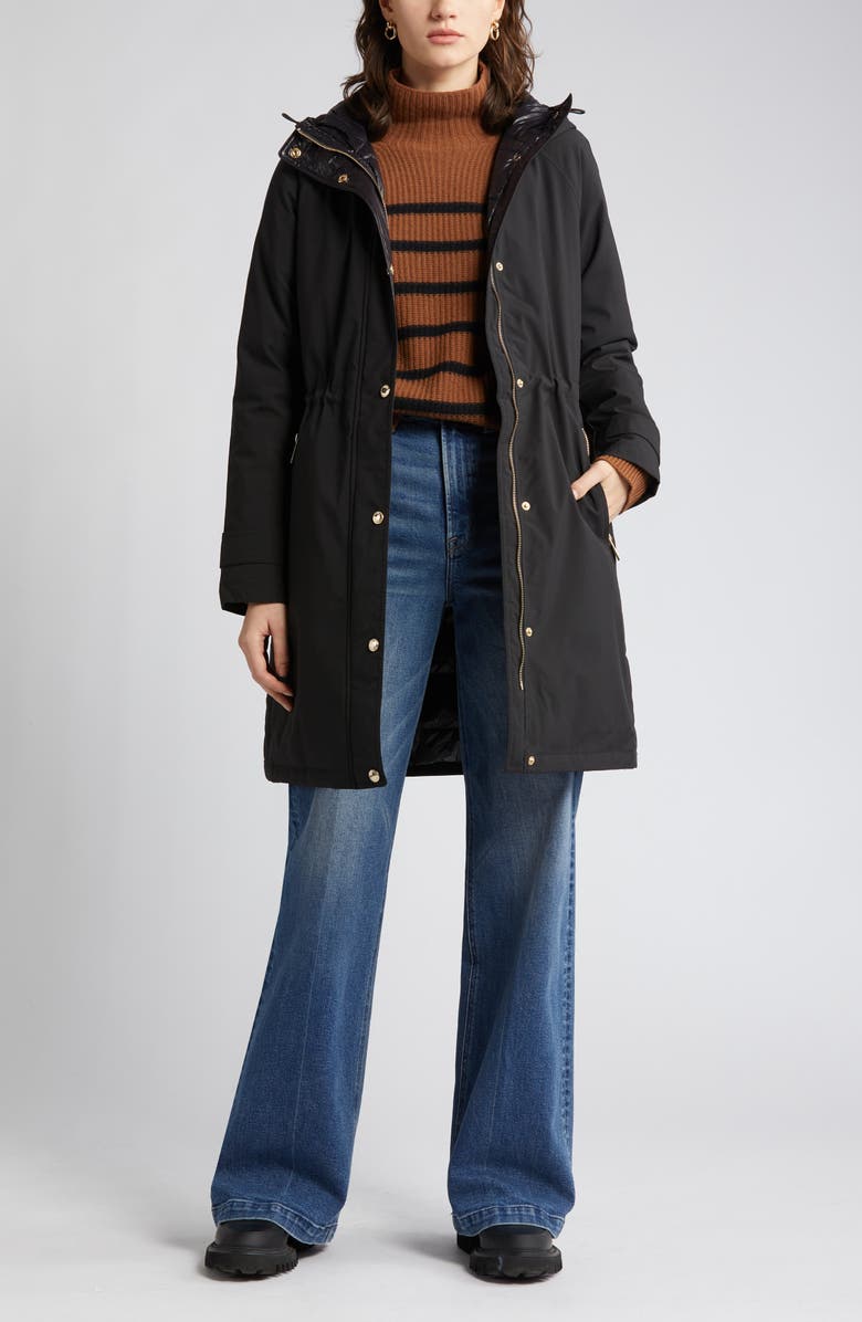 MICHAEL Michael Kors Water Resistant Quilted Coat, Main, color, 