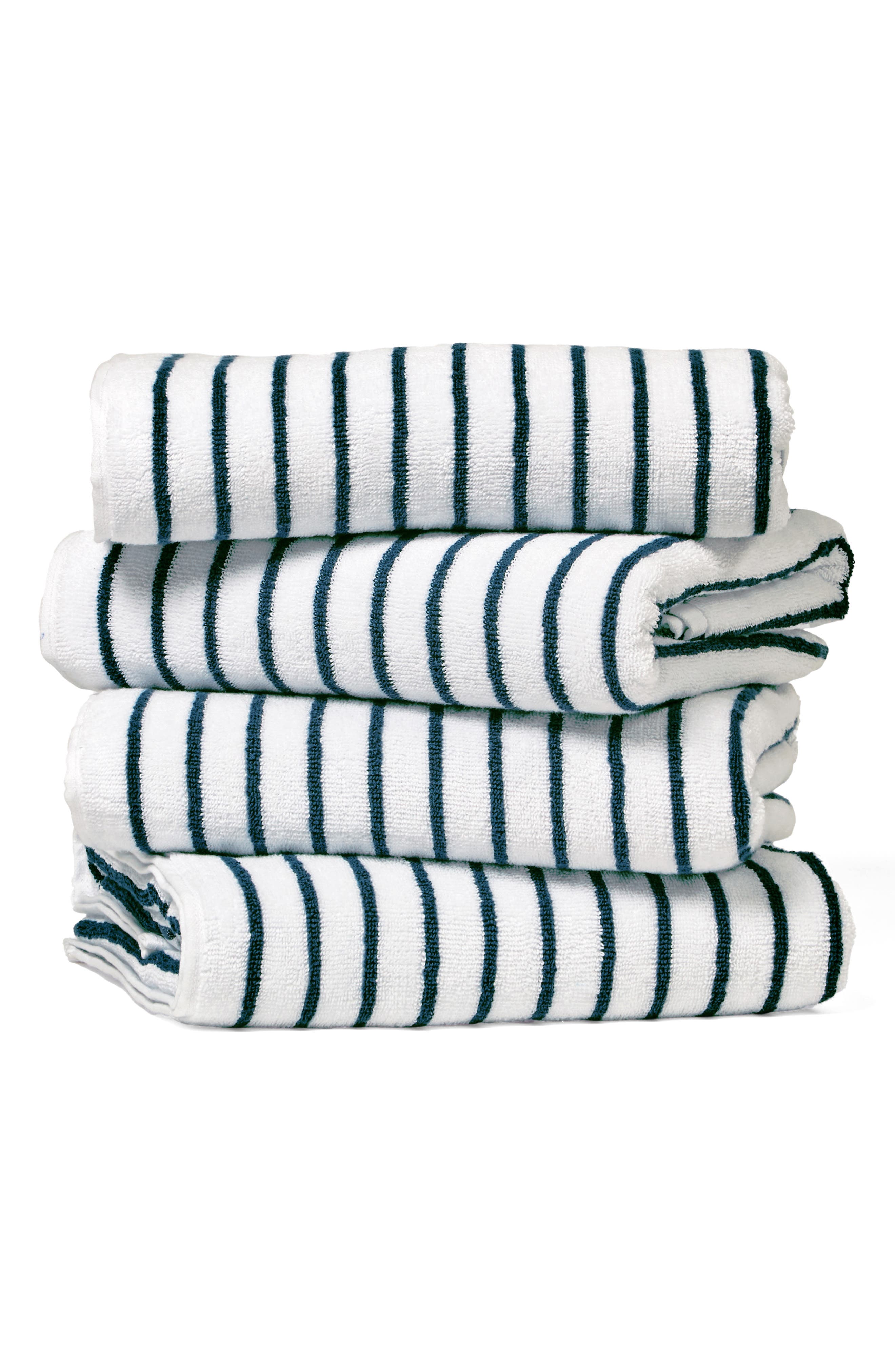 HOMESPUN 4-Pack Cabana Beach Towels