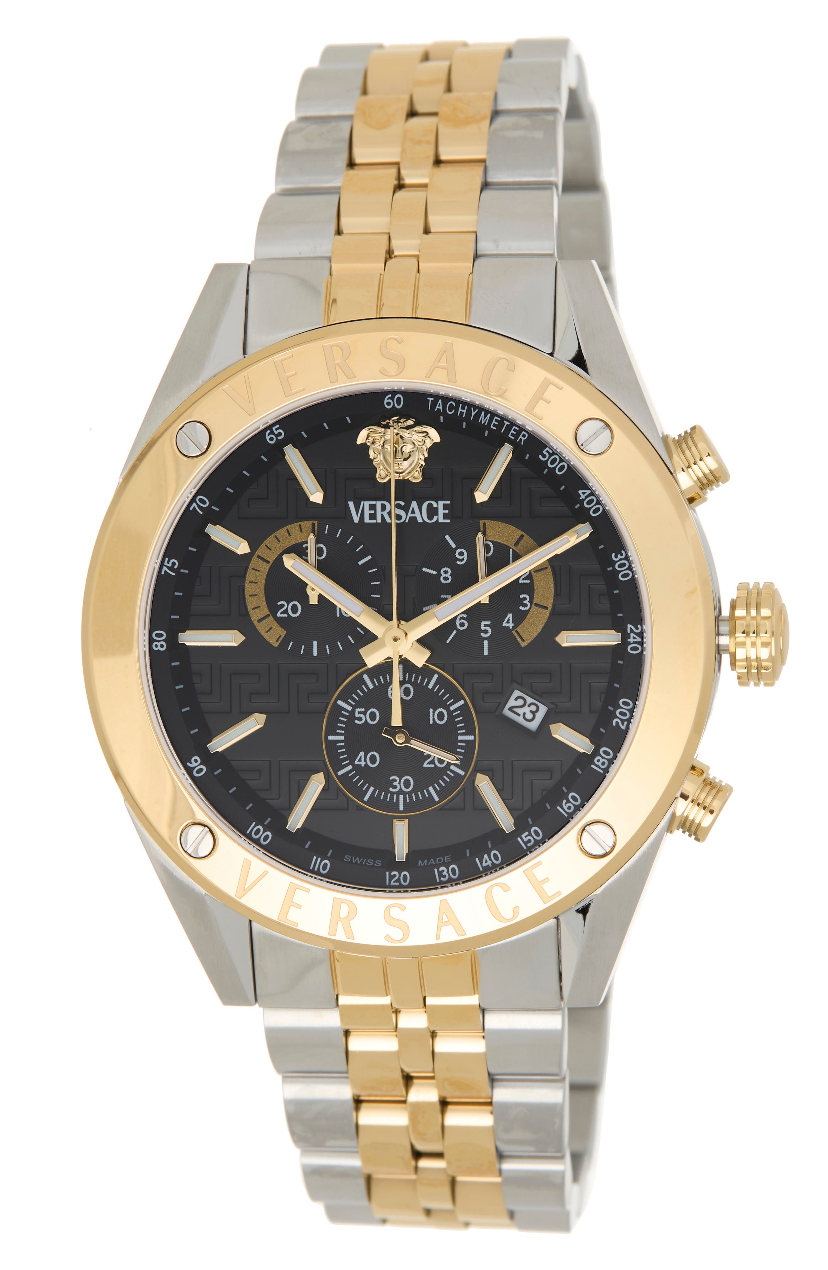 Athletic Chronograph Bracelet Watch, 44mm