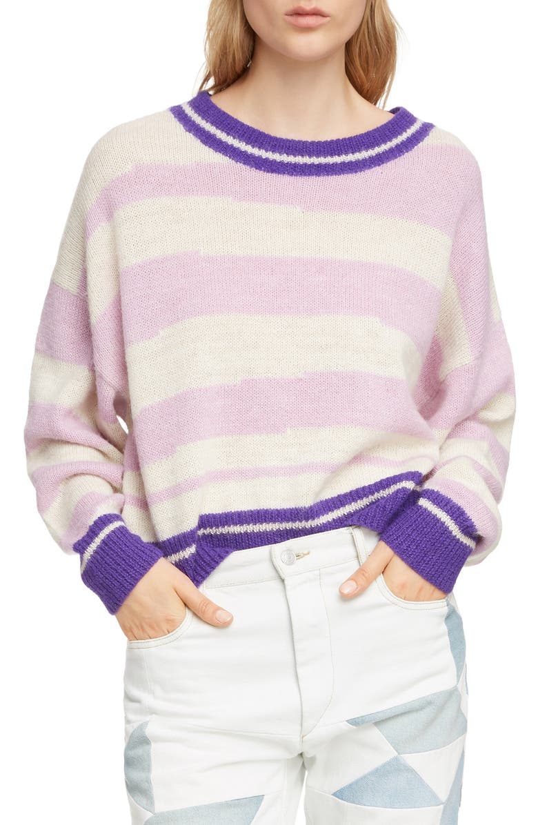 Isabel Marant Étoile Glowy Stripe Sweater, Main, color, 
