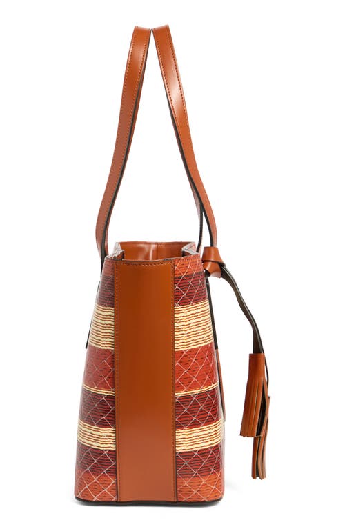 Valentino By Mario Valentino Prince Tresse Tote Bag In Brown