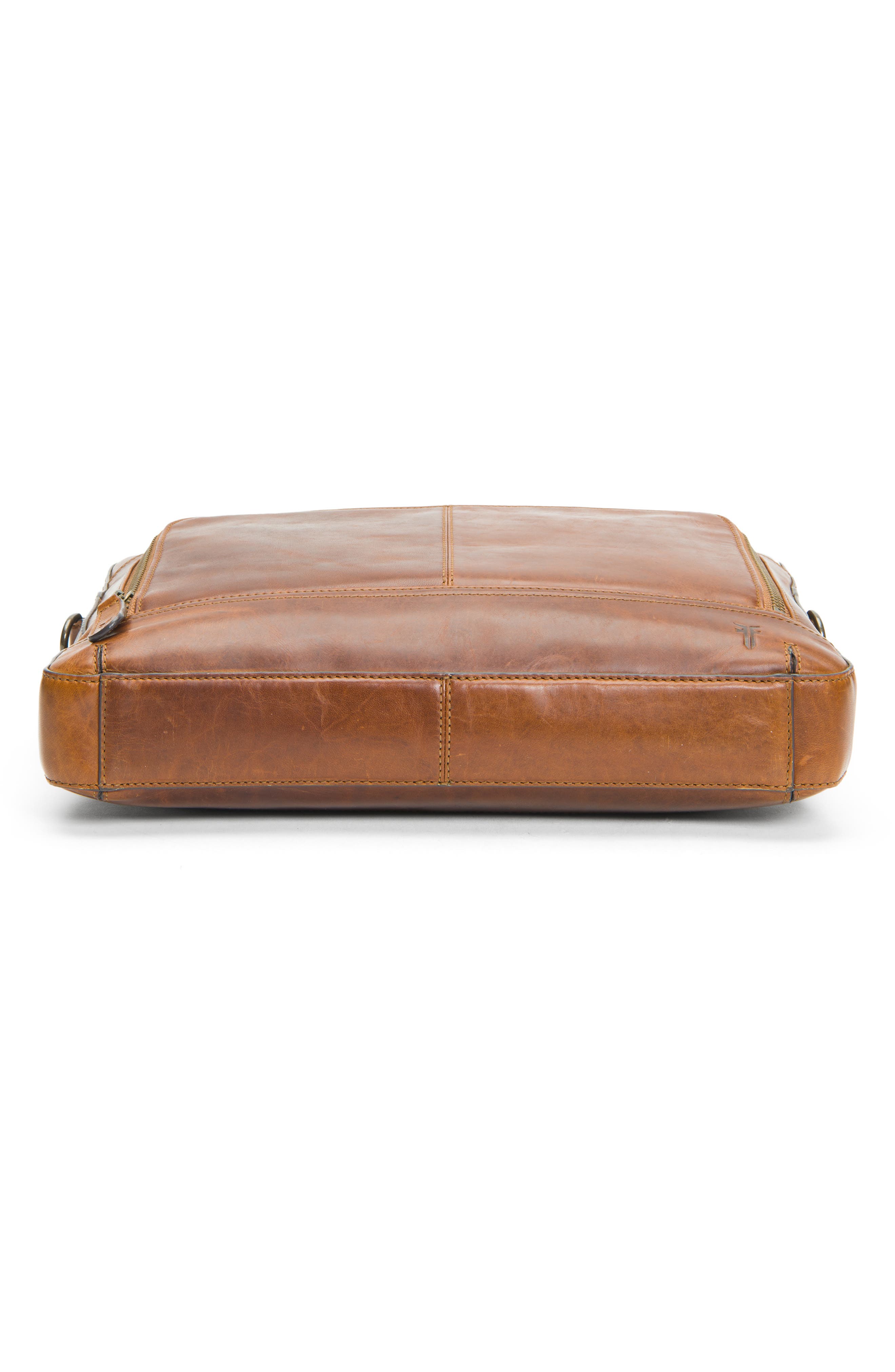 Frye Logan Leather Briefcase, Alternate, color, 