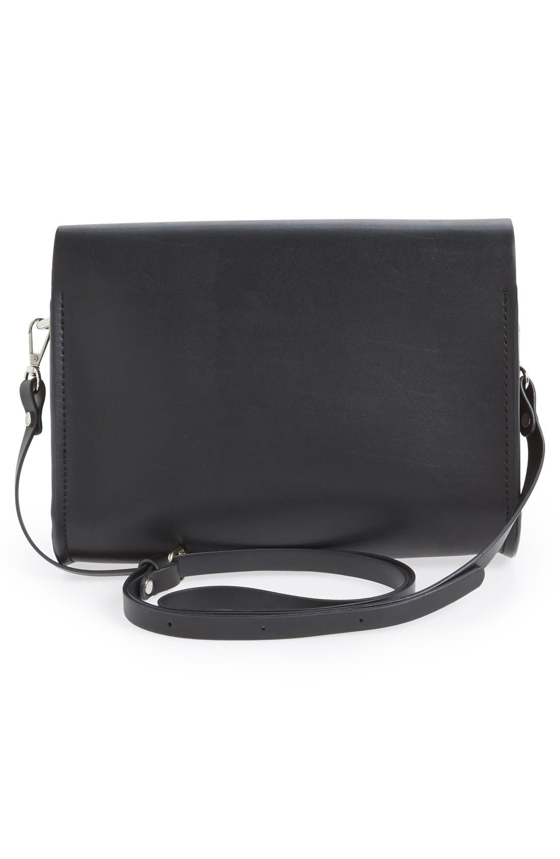 Cesca Faux Leather Crossbody Bag, Alternate, color, 