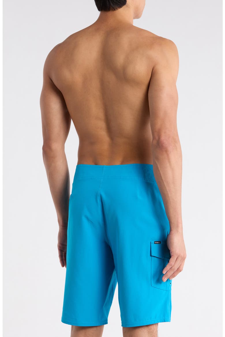 Hyperfreak Divergent Water Resistant Swim Trunks, Alternate, color, COBALT