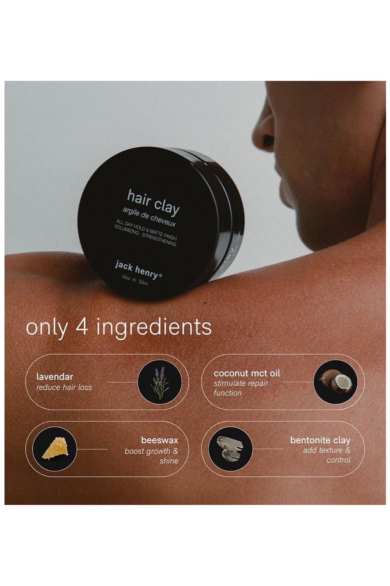 Hair Clay, Alternate, color, NO COLOR