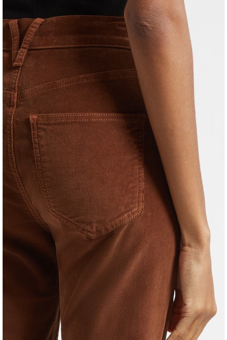 Beverly Skinny Flare Corduroy Pants, Alternate, color, DEEP OCHRE