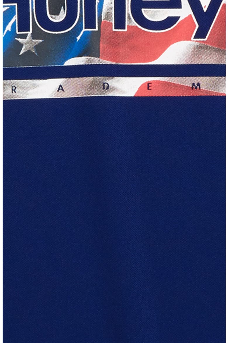 Americana One & Only Logo Graphic Rashguard, Alternate, color, DEEP ROYAL BLUE