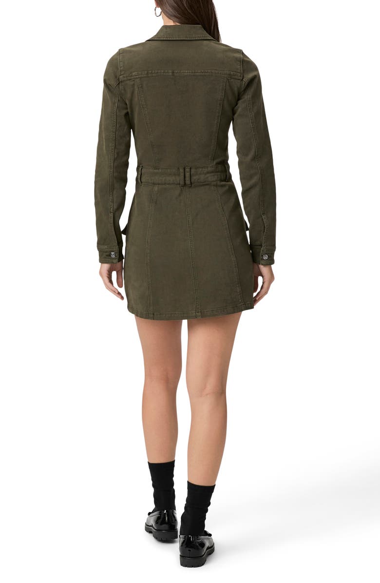 PAIGE Greta Long Sleeve Denim Cargo Dress, Alternate, color, 