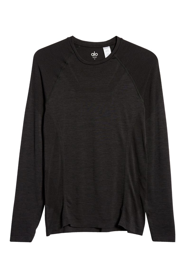 Conquer Performance T-Shirt, Alternate, color, BLACK