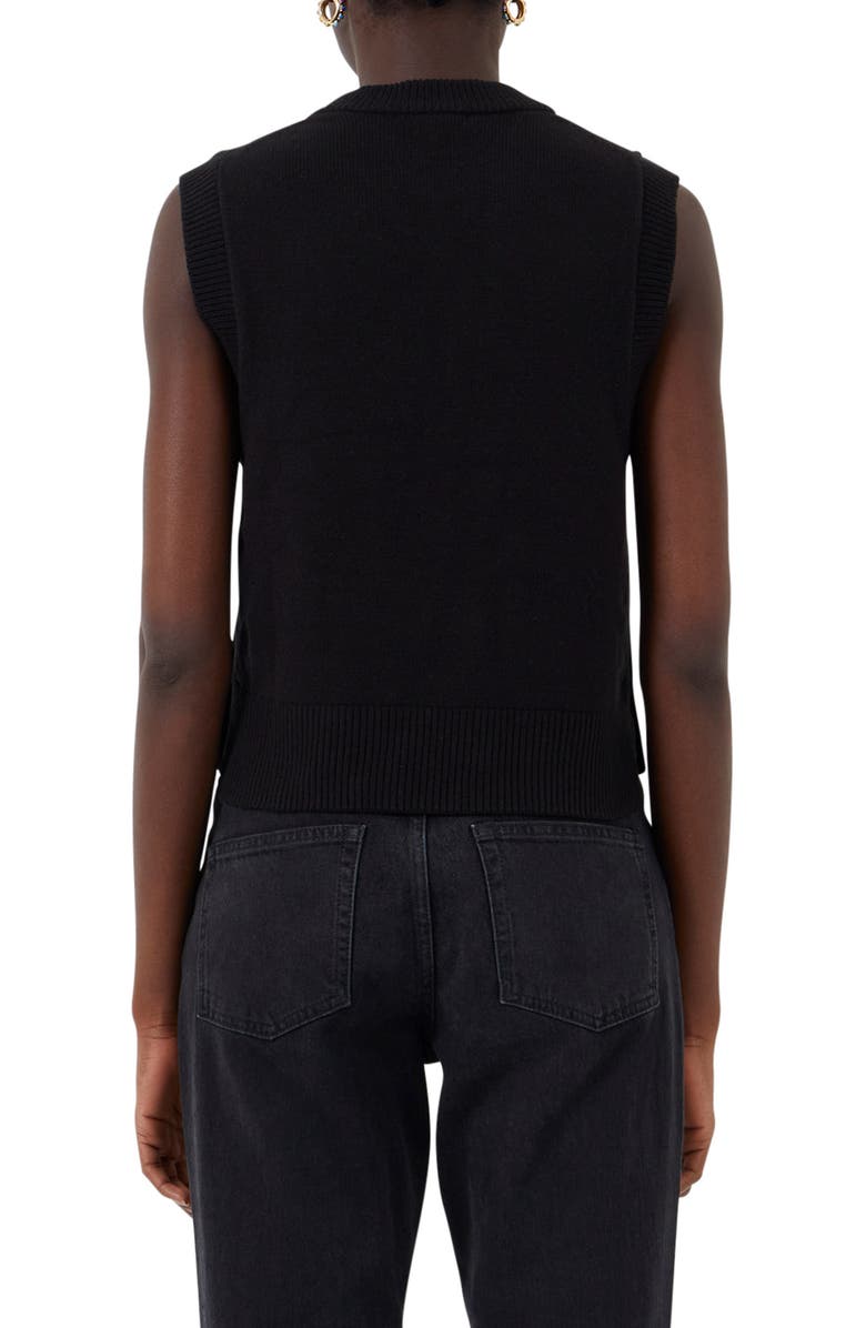 French Connection Millia Ribbed Sweater Vest, Alternate, color,