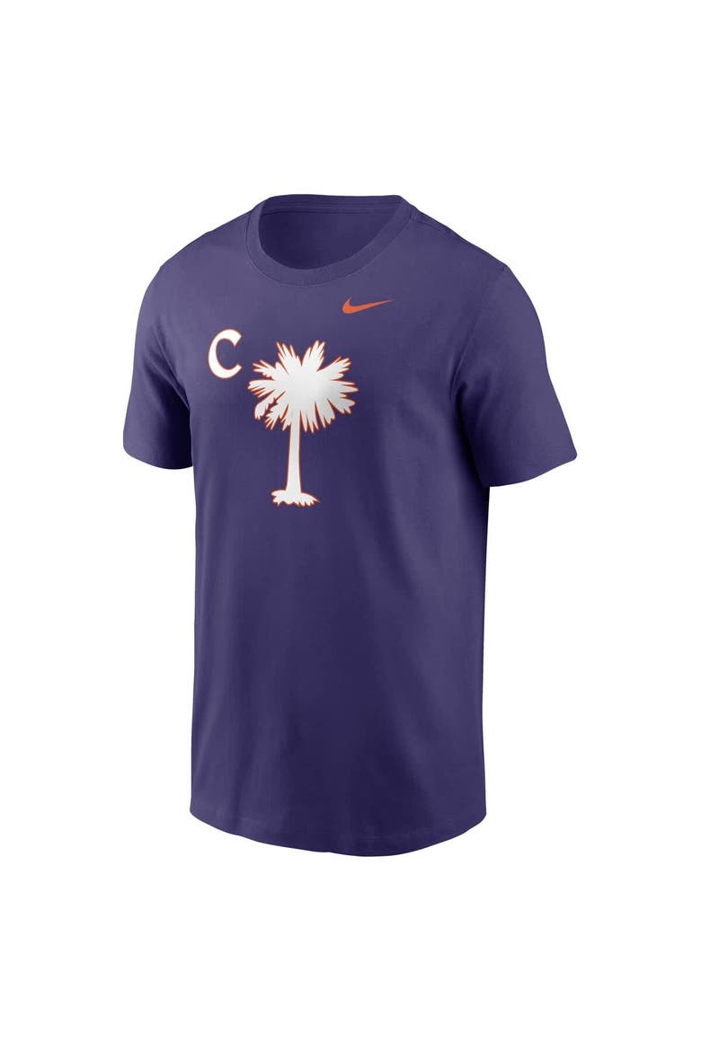 Men's Nike Purple Clemson Tigers Palmetto C T-Shirt, Alternate, color, Purple
