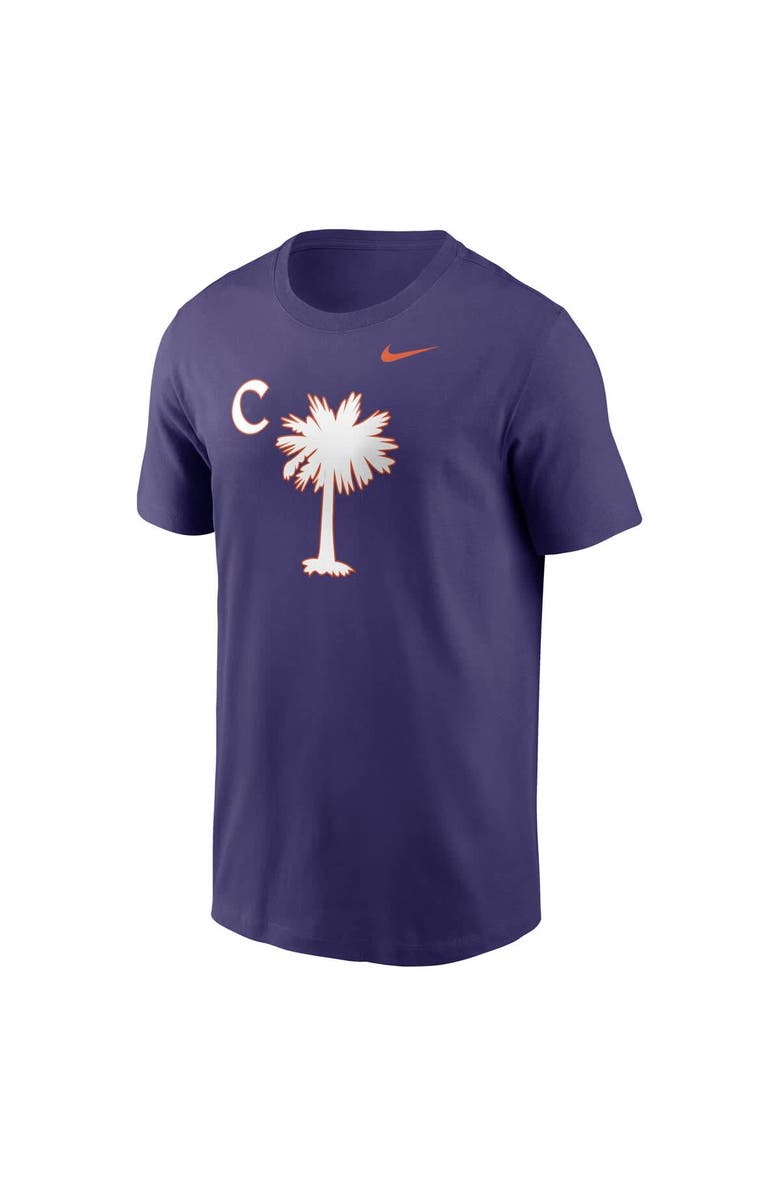Nike Men's Nike Purple Clemson Tigers Palmetto C T-Shirt, Alternate, color, Purple