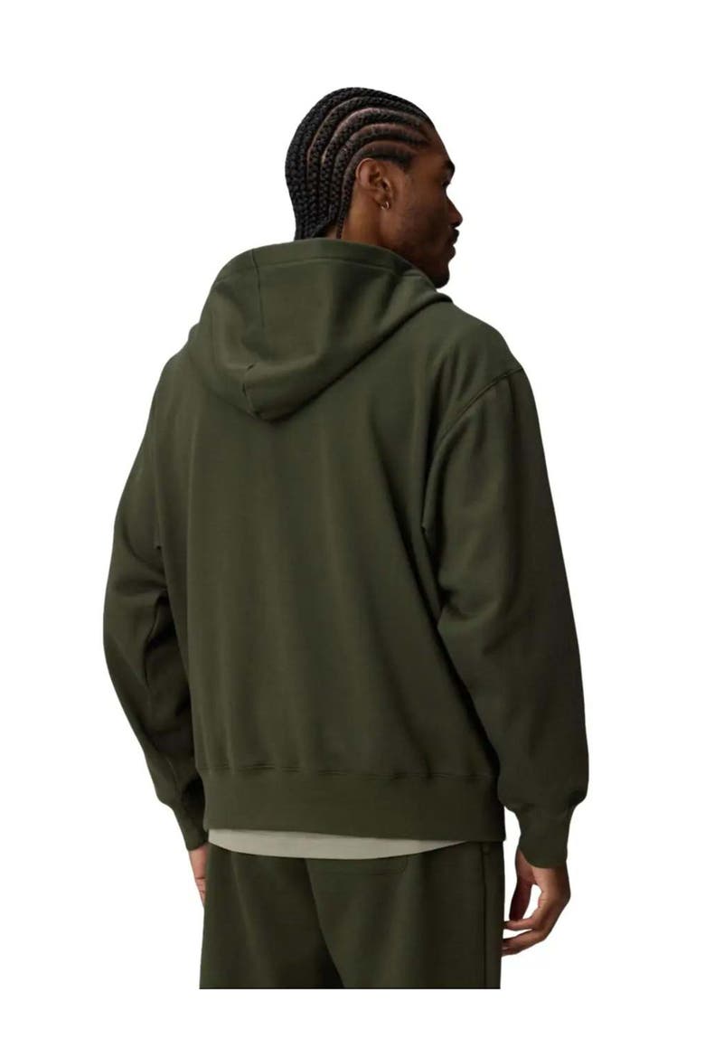 The Go-To Full Zip Hoodie, Alternate, color, Dark Olive