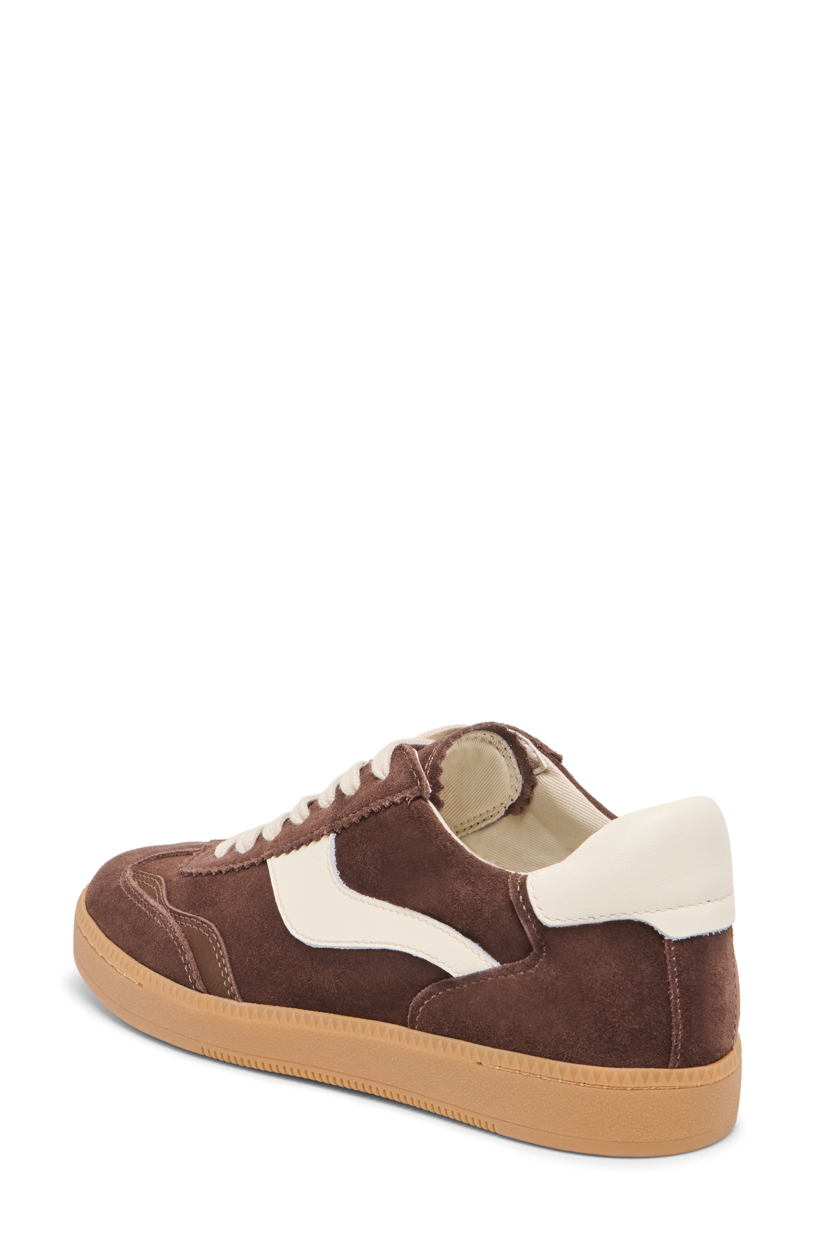 Notice Sneaker, Alternate, color, DARK BROWN SUEDE