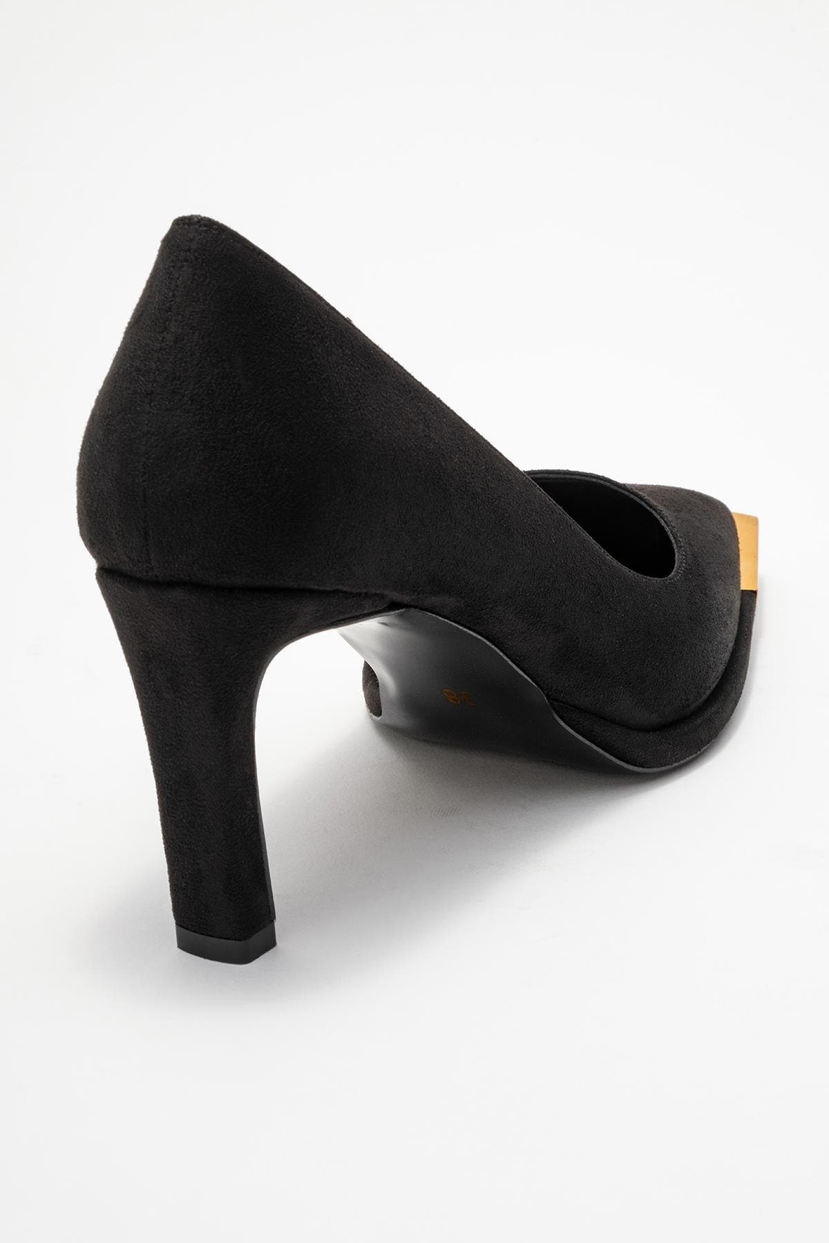 Prologue Shoes Liora Pointed Toe Pump, Alternate, color, Black Suede