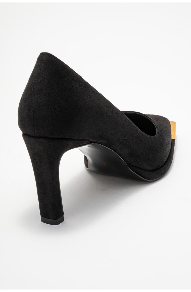 Prologue Shoes Liora Pointed Toe Pump, Alternate, color, Black Suede