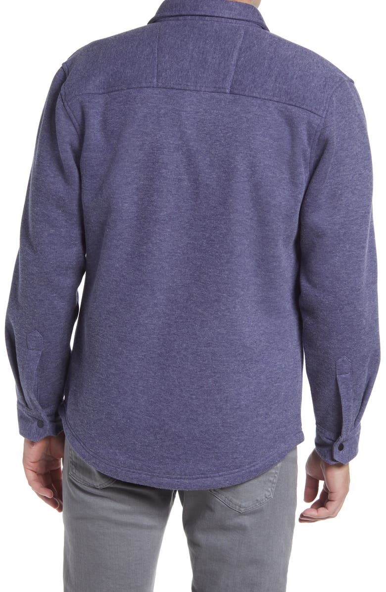 Vintage 1946 Ribbed Cotton Blend Shirt Jacket, Alternate, color, Char Blue Heather