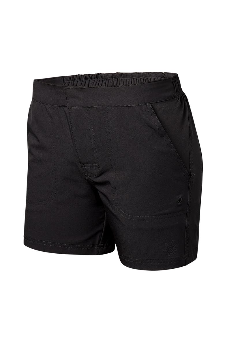 Island Board Shorts, Main, color, Black