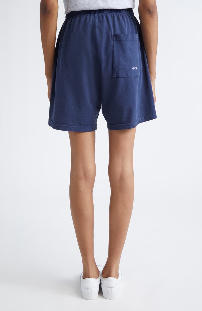 Sporty & Rich Yankees Gym Shorts, Alternate, color, Dark Navy